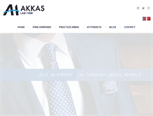 Tablet Screenshot of akkaslaw.com